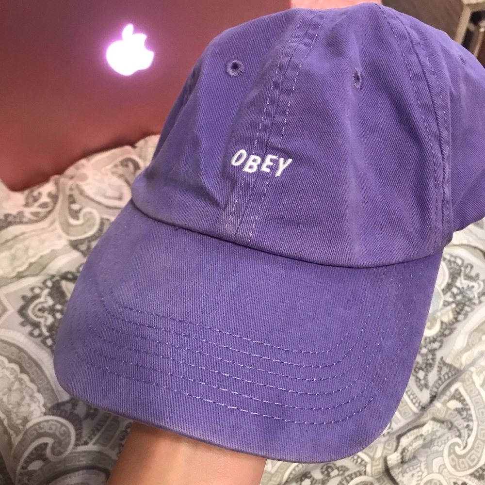 Obey distressed hat